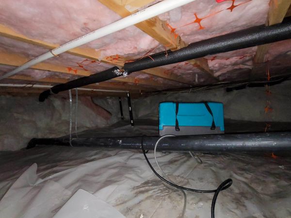 Crawl Space Water Remediation in Sebring