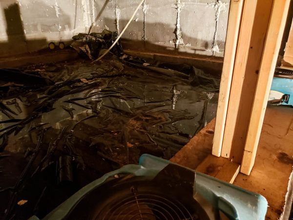 Crawlspace Water Cleanup in Sebring